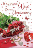 This anniversary card image feels like a quiet celebration set against the refined backdrop of Millbank, where the soft light of late afternoon slides over each detail. A lush sweep of red roses stretches across a shimmering surface, their velvety petals rich with deep crimson tones that evoke enduring love. The flowers are nestled among fine sprigs of greenery, the soft fronds and leaves adding a touch of movement and natural elegance, as though freshly arranged by a local florist who understands the understated style of the neighbourhood. Beneath the roses, the surface glows with a pearly sheen, suggesting polished lacquer or satin, and it gently reflects the colours of the bouquet. Resting just below the flowers is a neatly folded envelope, hinting at a handwritten note within-a personal message of commitment and affection. A heart-shaped locket and a string of dainty pearls lie close by, their smooth textures and subtle shine adding sophistication and a sense of treasured memory. Small jewel-like adornments and sparkling hearts are scattered like confetti, catching the light in tiny flashes that bring a celebratory air to the scene. A single butterfly motif appears to hover near the blooms, its delicate form suggesting transformation and the ongoing growth of a shared life. The entire composition is drenched in passionate reds, soft blush tones, and gentle highlights, much like the glow of evening across the Thames near Millbank. It radiates warmth, tenderness, and the quiet joy of anniversaries spent together, with fresh flowers, meaningful gifts, and a simple card that says everything that matters.